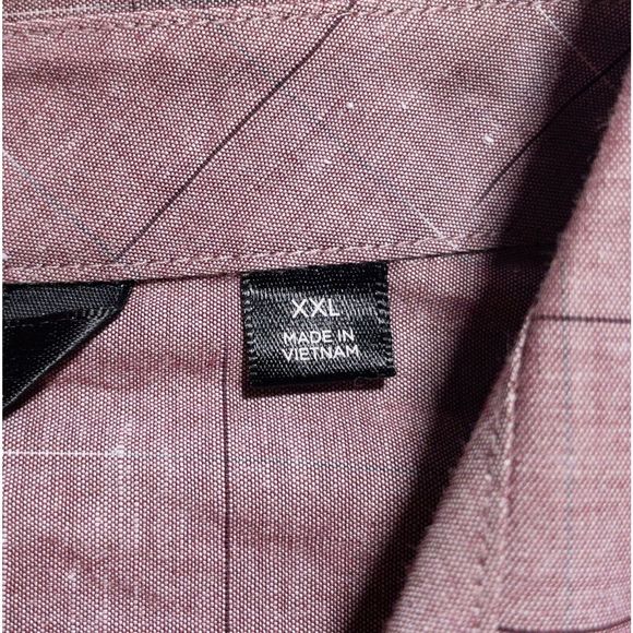 Travis Mathew Button-Up Shirt Men's 2XL Red Geometric Short Sleeve Stretch Wick - Picture 5 of 11